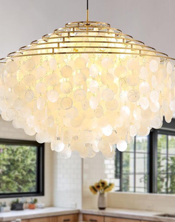 Capiz Shell Chandelier